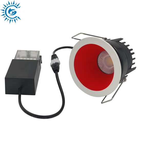 OEM 5W 6W 7W 8W 10W 3CCT Interior regulável à prova d'água IP65 Firerated LED COB Spotlight LED Downlight