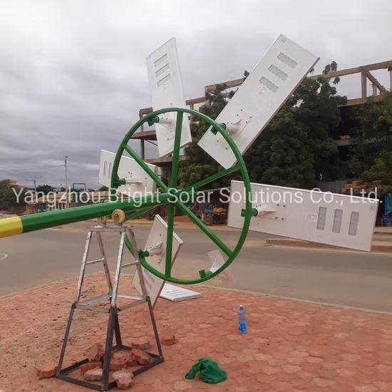 15m de mastro alto 120W tudo em um poste de luz Soalr